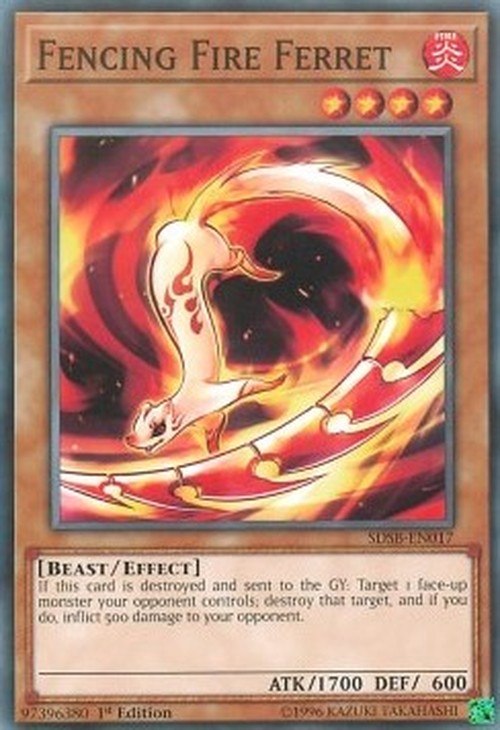 Yu-Gi-Oh! SDSB Fencing Fire Ferret