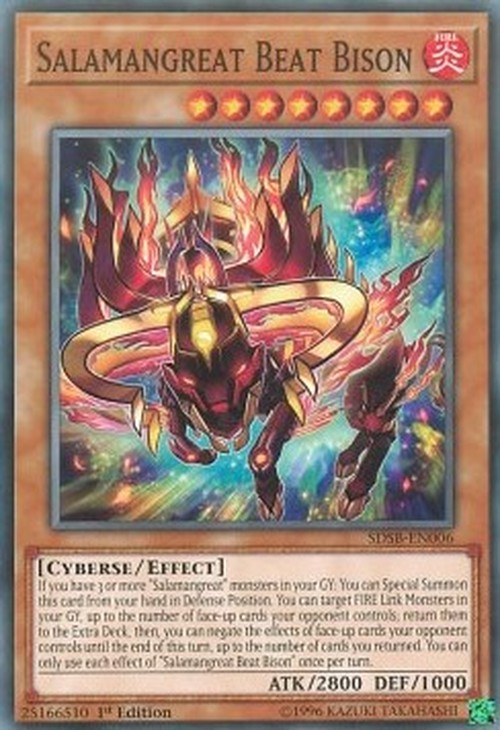 Yu-Gi-Oh! SDSB Salamangreat Beat Bison