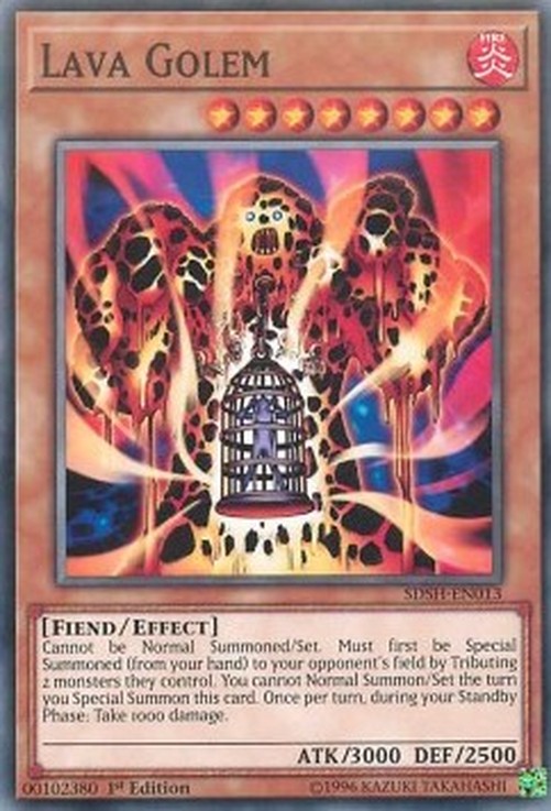 Yu-Gi-Oh! SDSH Lava Golem