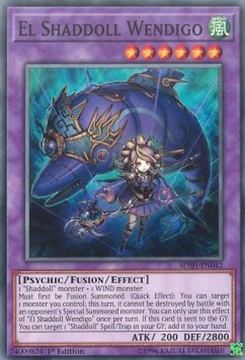 Yu-Gi-Oh! SDSH El Shaddoll Wendigo