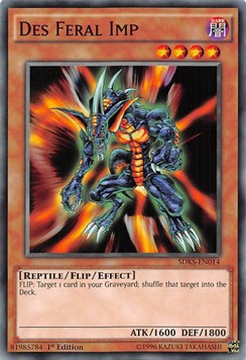 Yu-Gi-Oh! SDKS Des Feral Imp