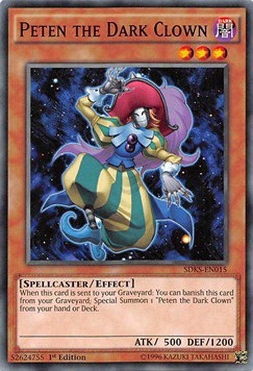 Yu-Gi-Oh! SDKS Peten the Dark Clown