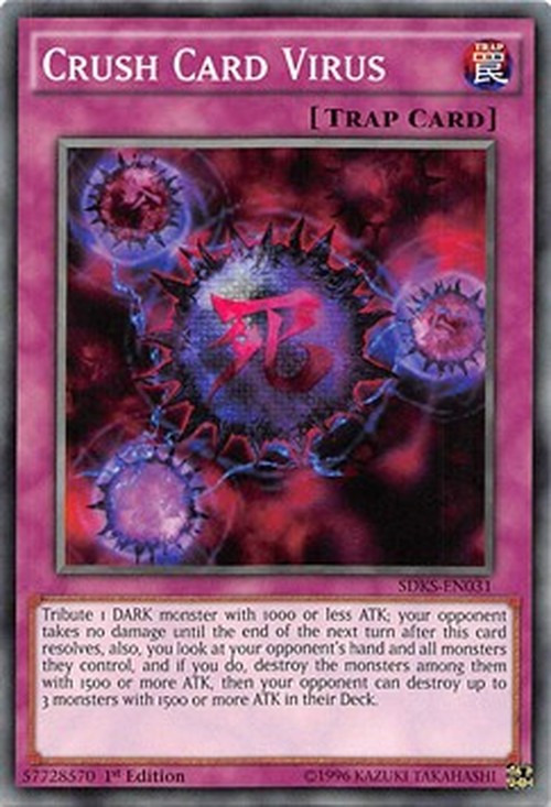 Yu-Gi-Oh! SDKS Crush Card Virus