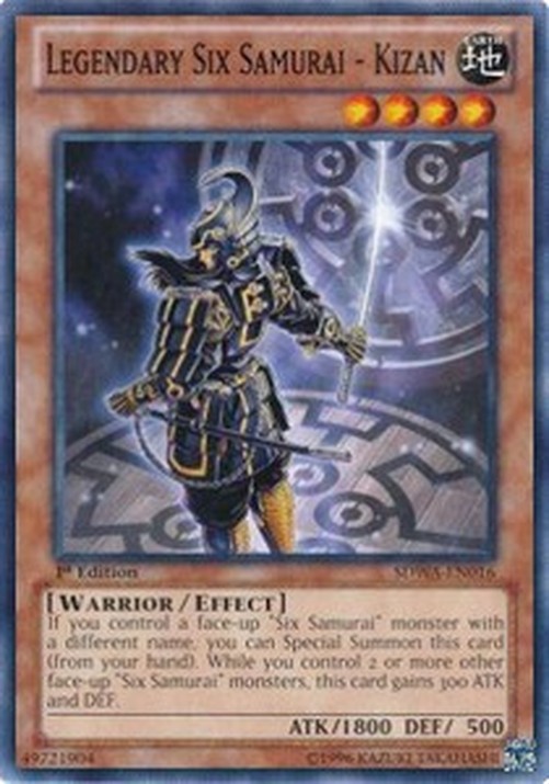 Yu-Gi-Oh! SDWA Legendary Six Samurai - Kizan