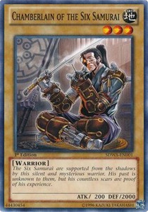 Yu-Gi-Oh! SDWA Chamberlain of the Six Samurai