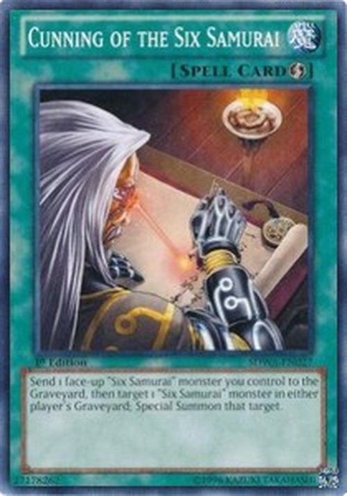 Yu-Gi-Oh! SDWA Cunning of the Six Samurai