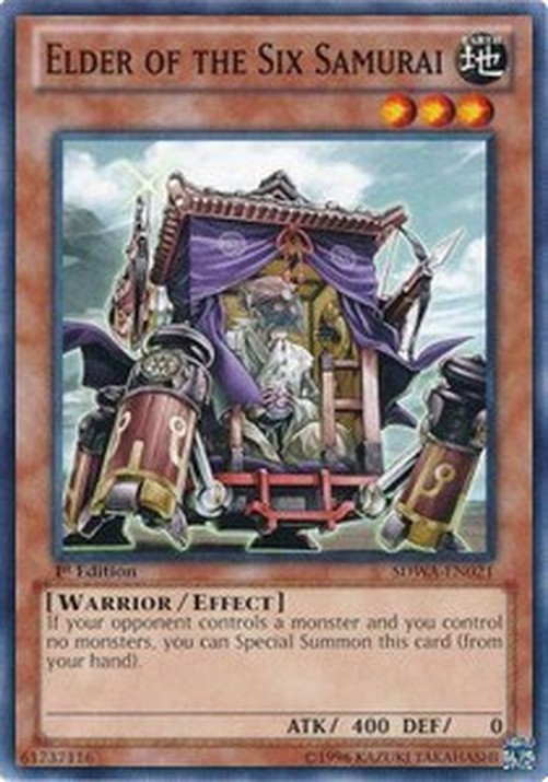 Yu-Gi-Oh! SDWA Elder of the Six Samurai