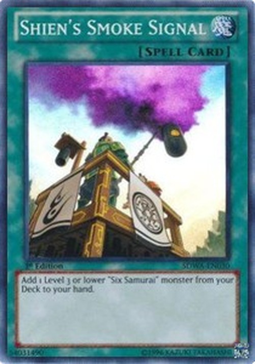 Yu-Gi-Oh! SDWA Shien's Smoke Signal