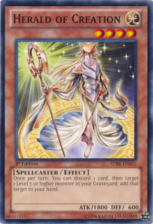 Yu-Gi-Oh! SDBE Herald of Creation