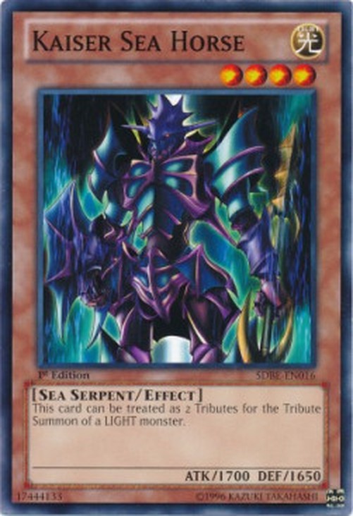 Yu-Gi-Oh! SDBE Kaiser Sea Horse
