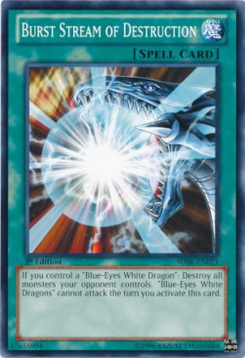 Yu-Gi-Oh! SDBE Burst Stream of Destruction