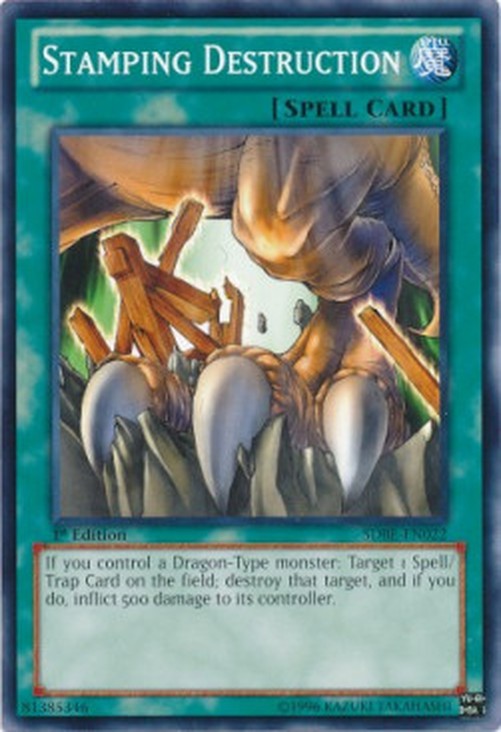 Yu-Gi-Oh! SDBE Stamping Destruction