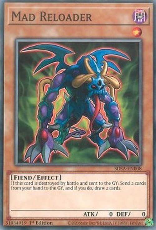 Yu-Gi-Oh! SDSA Mad Reloader