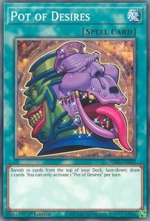 Yu-Gi-Oh! SDSA Pot of Desires