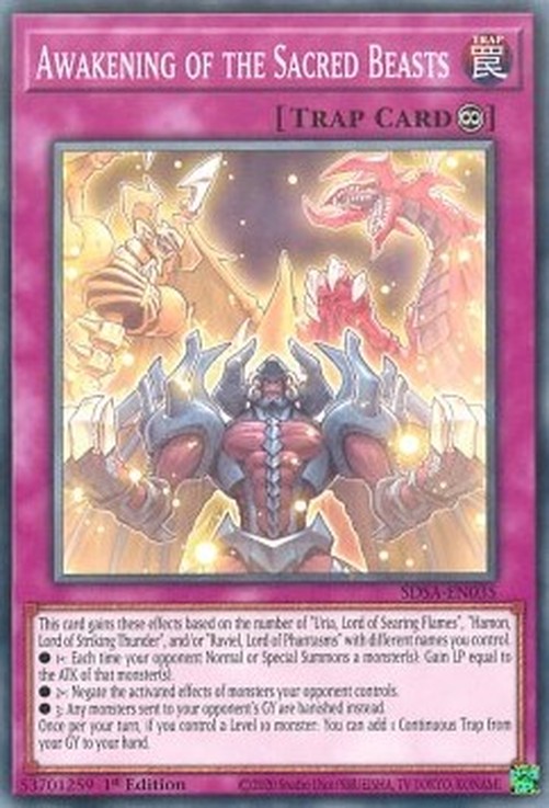 Yu-Gi-Oh! SDSA Awakening of the Sacred Beasts