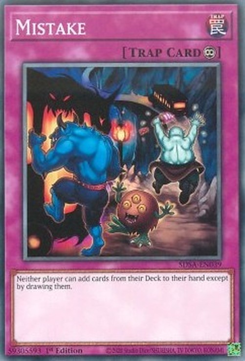 Yu-Gi-Oh! SDSA Mistake