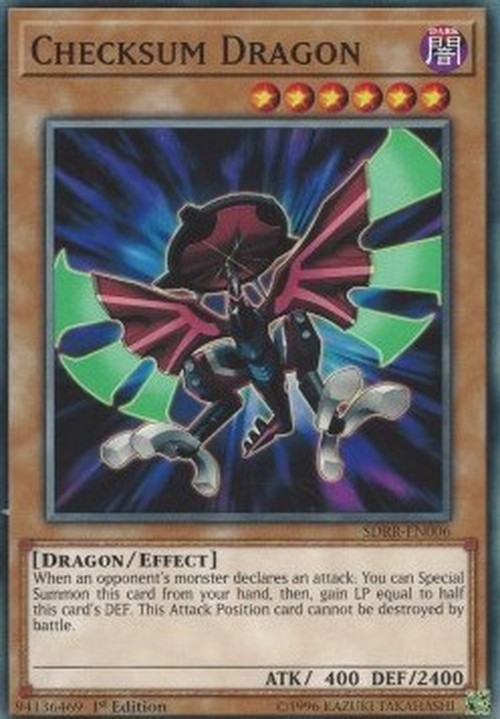 Yu-Gi-Oh! SDRR Checksum Dragon