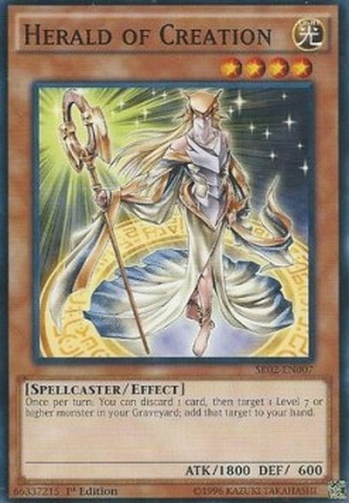 Yu-Gi-Oh! SR02 Herald of Creation