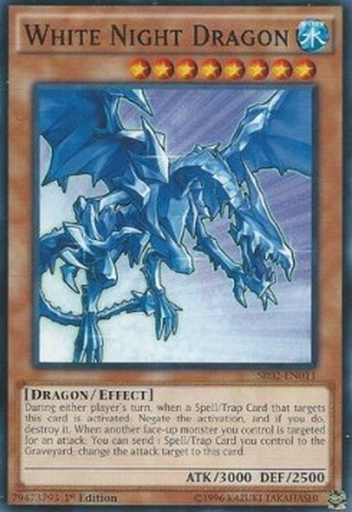 Yu-Gi-Oh! SR02 White Night Dragon