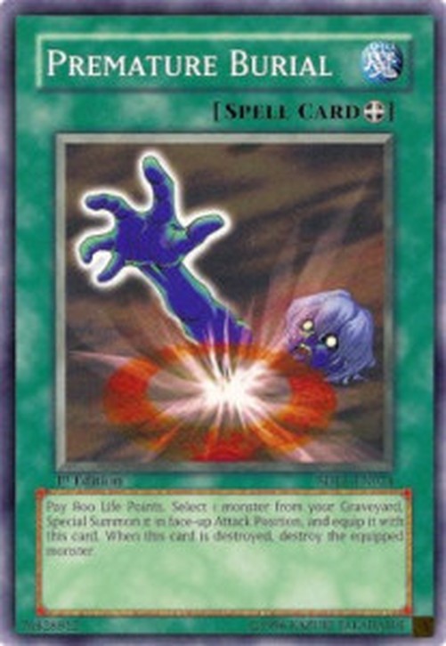 Yu-Gi-Oh! SDRL Premature Burial
