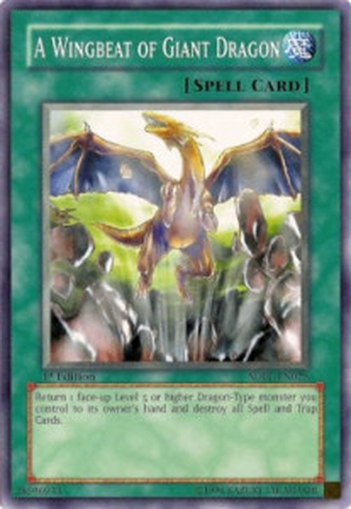 Yu-Gi-Oh! SDRL A Wingbeat of Giant Dragon