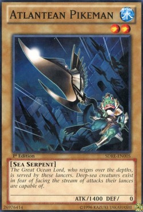 Yu-Gi-Oh! SDRE Atlantean Pikeman