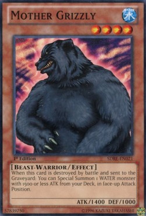 Yu-Gi-Oh! SDRE Mother Grizzly