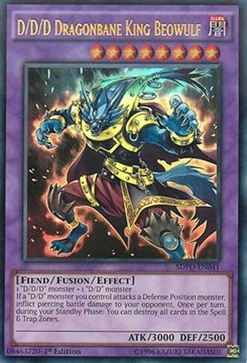 Yu-Gi-Oh! SDPD D/D/D Dragonbane King Beowulf