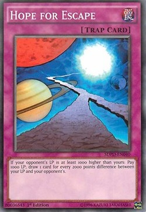 Yu-Gi-Oh! SDPD Hope for Escape