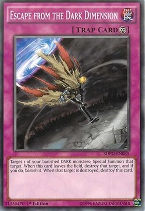 Yu-Gi-Oh! SDPD Escape from the Dark Dimension