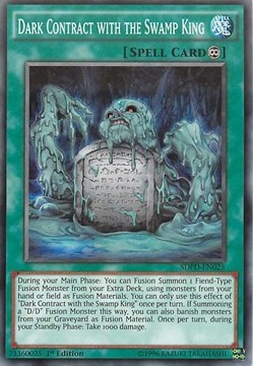 Yu-Gi-Oh! SDPD Dark Contract with the Swamp King