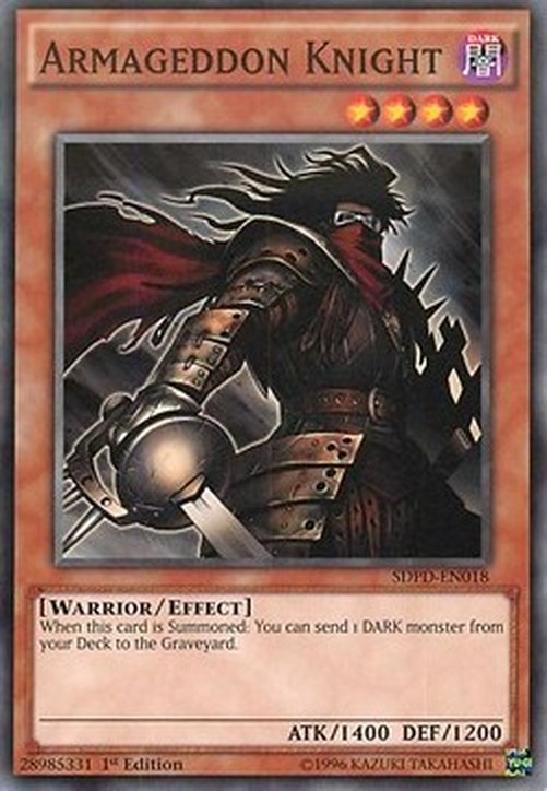 Yu-Gi-Oh! SDPD Armageddon Knight