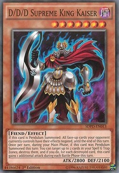 Yu-Gi-Oh! SDPD D/D/D Supreme King Kaiser
