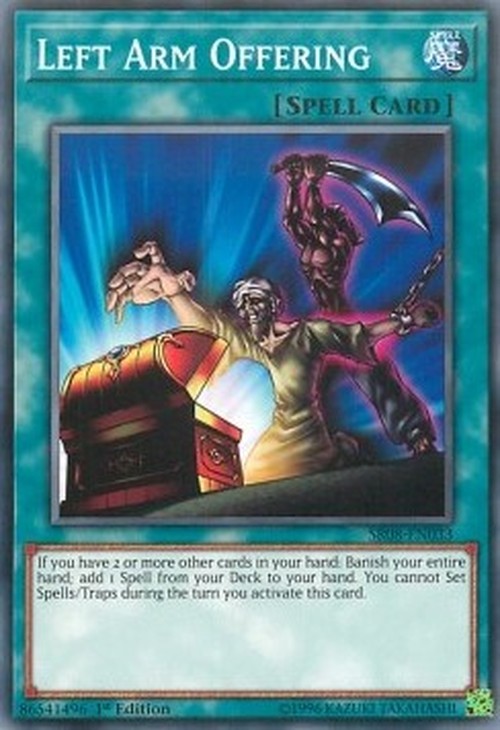 Yu-Gi-Oh! SR08 Left Arm Offering