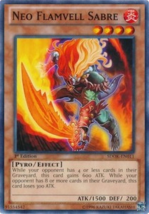 Yu-Gi-Oh! SDOK Neo Flamvell Sabre