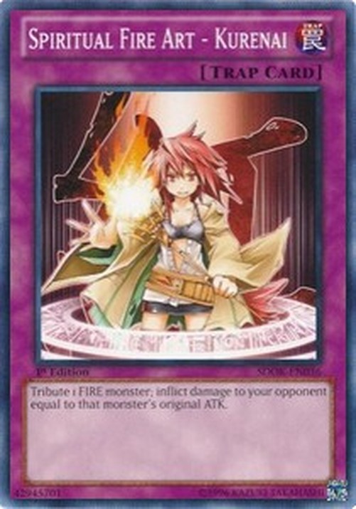 Yu-Gi-Oh! SDOK Spiritual Fire Art - Kurenai