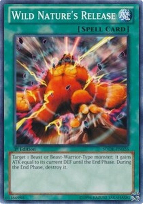 Yu-Gi-Oh! SDOK Wild Nature's Release
