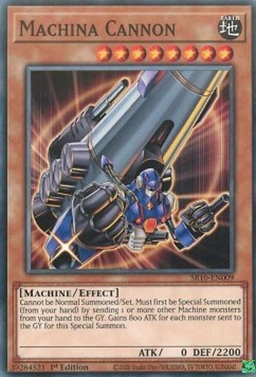 Yu-Gi-Oh! SR10 Machina Cannon