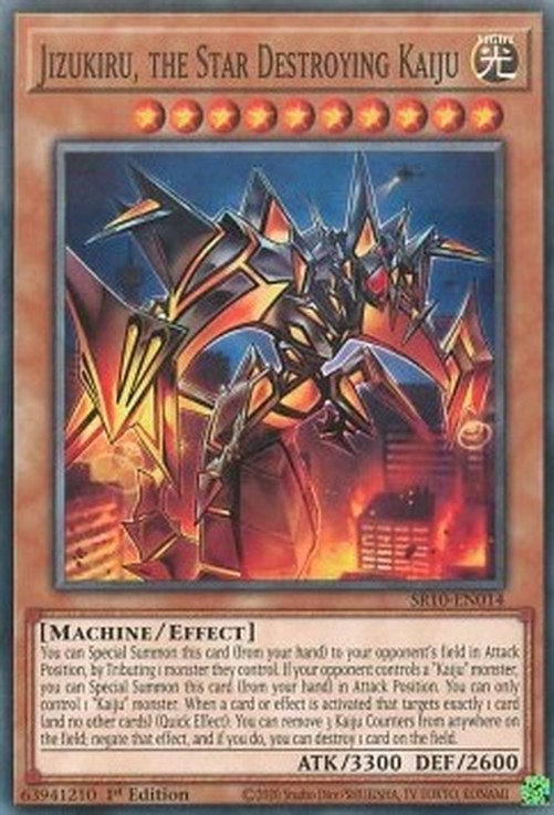 Yu-Gi-Oh! SR10 Jizukiru, the Star Destroying Kaiju