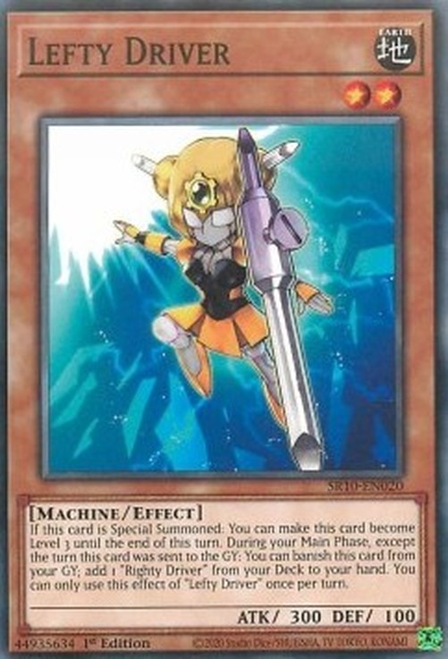 Yu-Gi-Oh! SR10 Lefty Driver