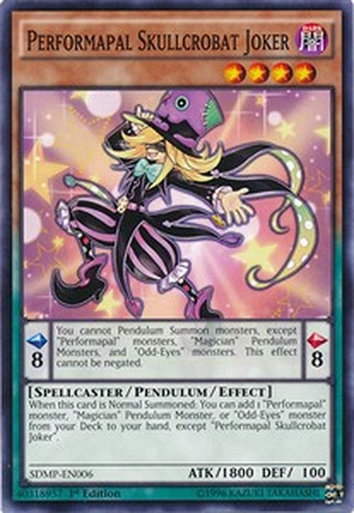 Yu-Gi-Oh! SDMP Performapal Skullcrobat Joker