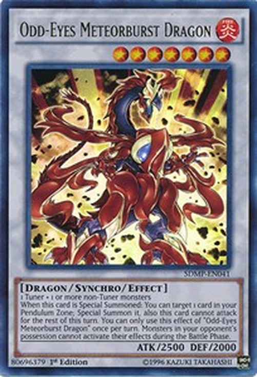 Yu-Gi-Oh! SDMP Odd-Eyes Meteorburst Dragon