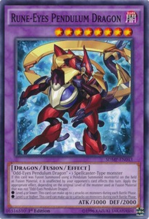 Yu-Gi-Oh! SDMP Rune-Eyes Pendulum Dragon
