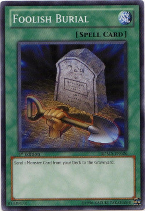 Yu-Gi-Oh! SDMA Foolish Burial