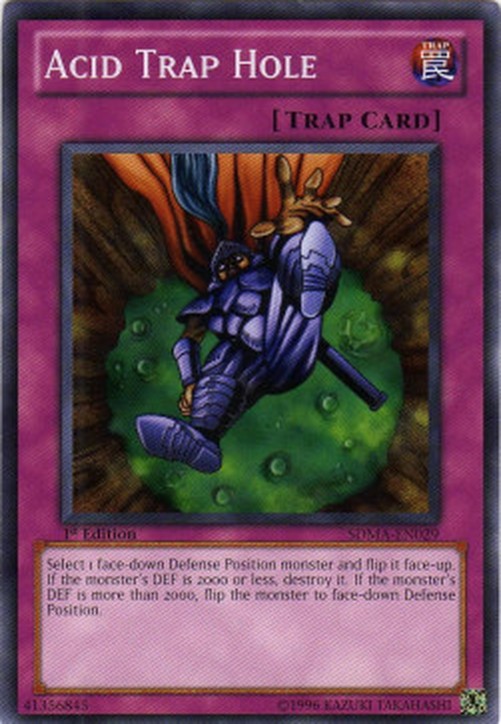Yu-Gi-Oh! SDMA Acid Trap Hole