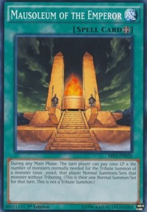 Yu-Gi-Oh! SR03 Mausoleum of the Emperor