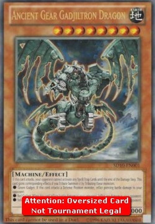 Yu-Gi-Oh! SD10 Ancient Gear Gadjiltron Dragon (V.2 - Oversized)