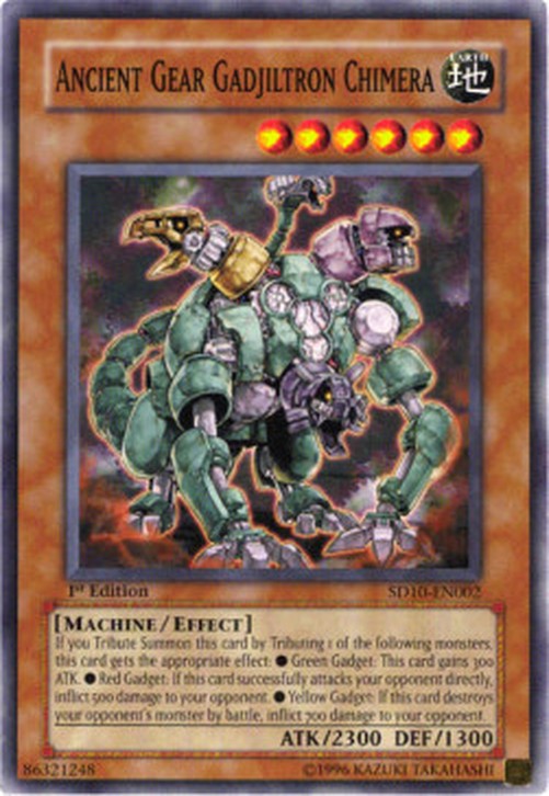 Yu-Gi-Oh! SD10 Ancient Gear Gadjiltron Chimera