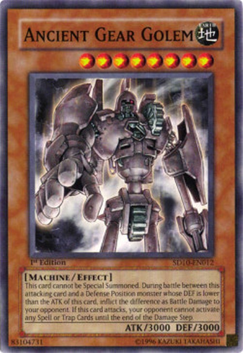 Yu-Gi-Oh! SD10 Ancient Gear Golem