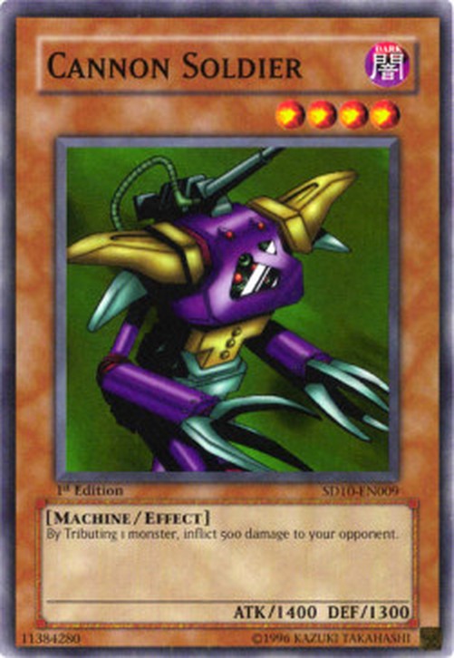 Yu-Gi-Oh! SD10 Cannon Soldier